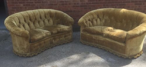 Pair of Edwardian Country House Sofas