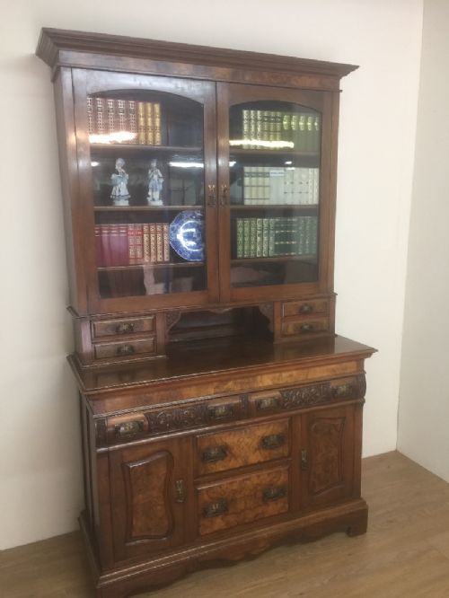 Arts and Crafts Walnut Bookcase