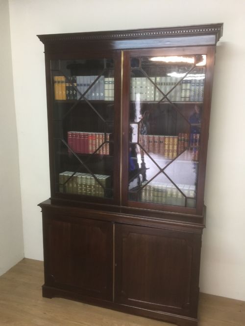 Mahogany Nineteenth Century Library Bookcase