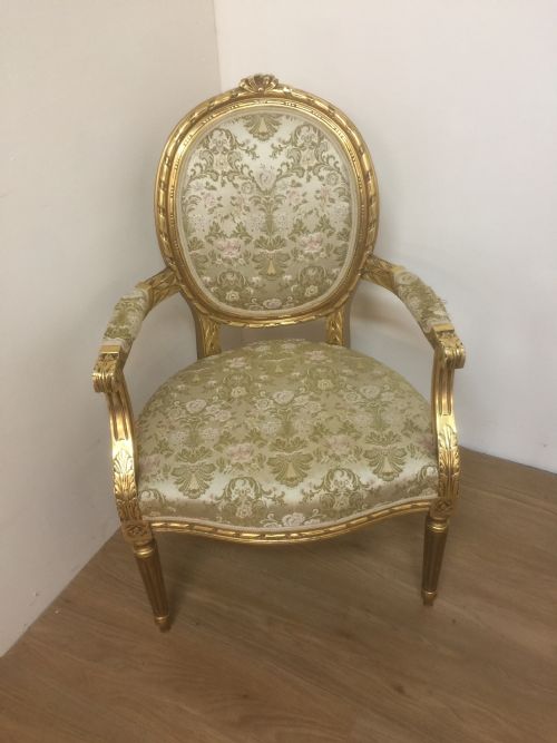 French Gilded Armchair.
