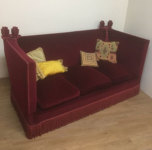 Nineteenth Century Country House Knole Sofa