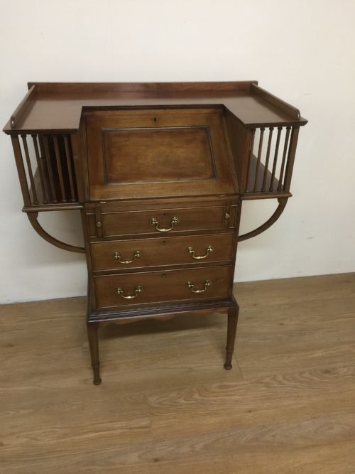 Arts and Crafts Mahogany Desk in the Style of Liberty