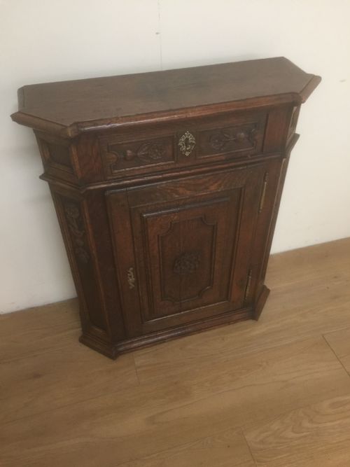 Nineteenth Century Carved Oak Cabinet