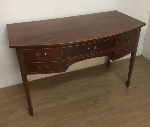 Nineteenth Century Sheraton Style Mahogany Side Table