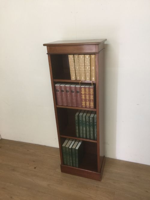 Slim Nineteenth Century Walnut Adjustable Freestanding Bookshelves