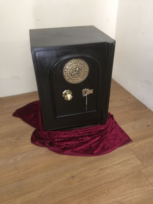 Antique Edwardian Withers Safe with Key