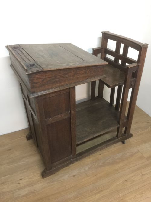 Late Nineteenth Century Oak Clerks Desk Circa 1880