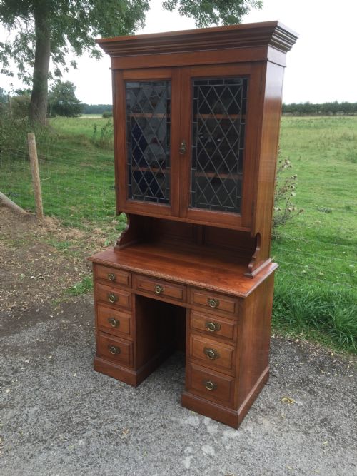 Late Nineteenth Century Solid Walnut Bookcase