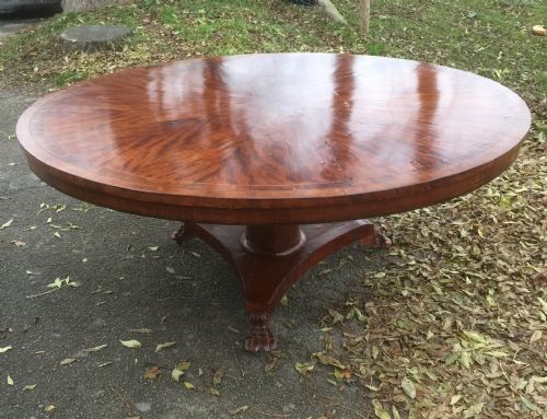 Large Nineteenth Century Circular Eight Seater Dining Table