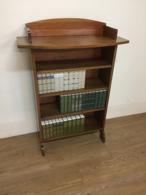 Arts and Crafts Freestanding Open Bookshelves in Faded Walnut