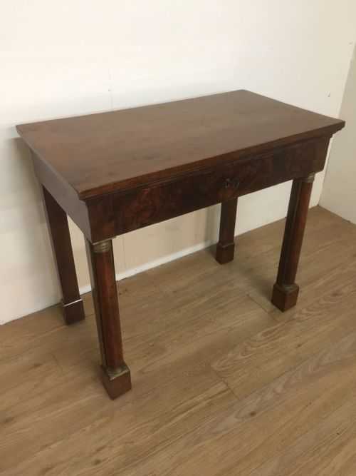 Nineteenth Century Walnut Ormolu Mounted Empire Side Table