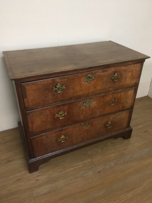 Late Eighteenth Century Walnut Crossbanded Chest of Drawers
