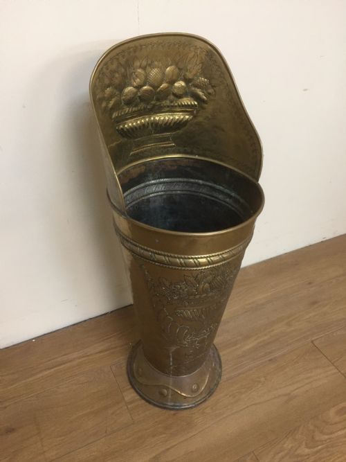 Nineteenth Century Brass Grape Hod