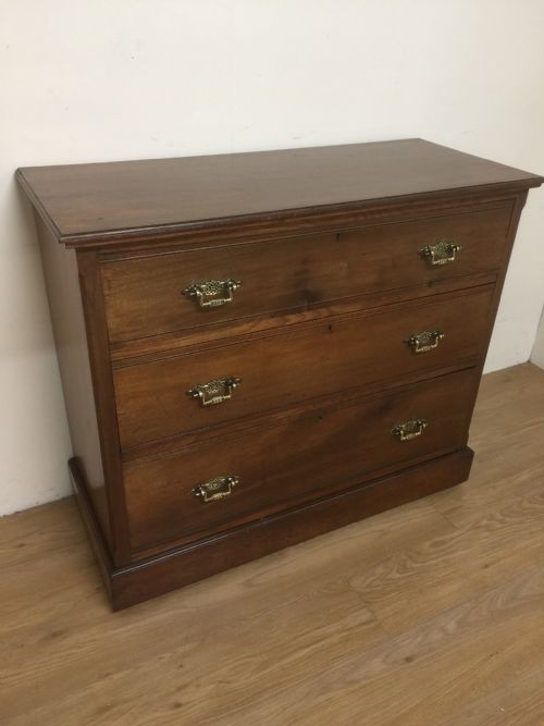 Nineteenth Century Solid Walnut Chest of Drawers