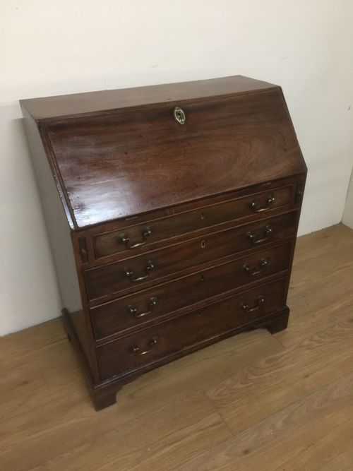 Small Nineteenth Century Mahogany Bureau