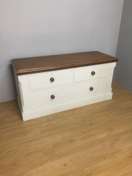 Nineteenth Century Painted Low Dresser Base