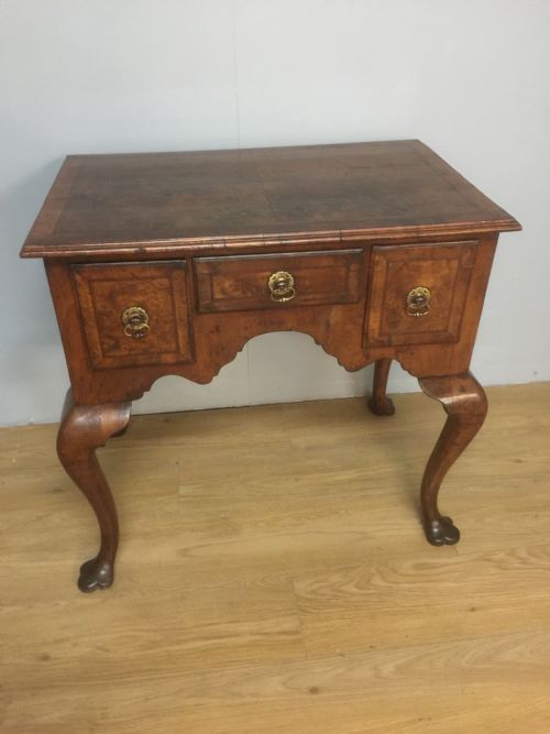 Eighteenth Century  Burr Walnut Lowboy