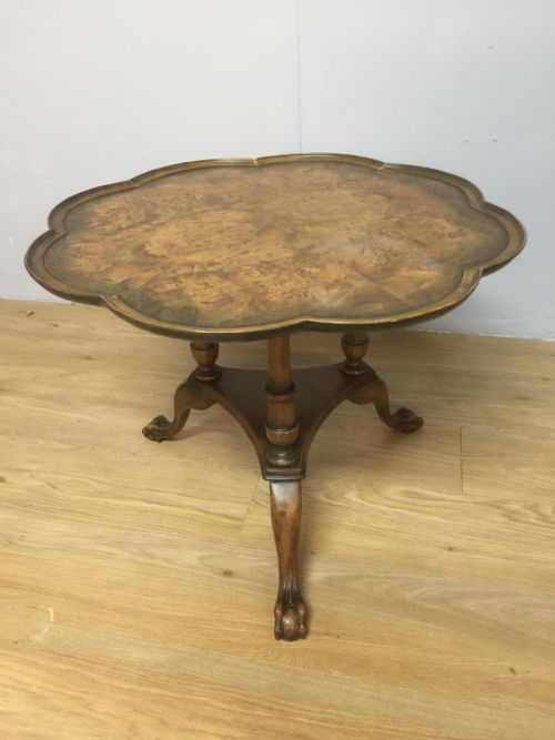 Burr Walnut Coffee Table Circa 1920