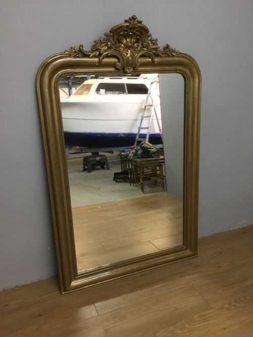 Nineteenth Century Gilt Overmantel Mirror