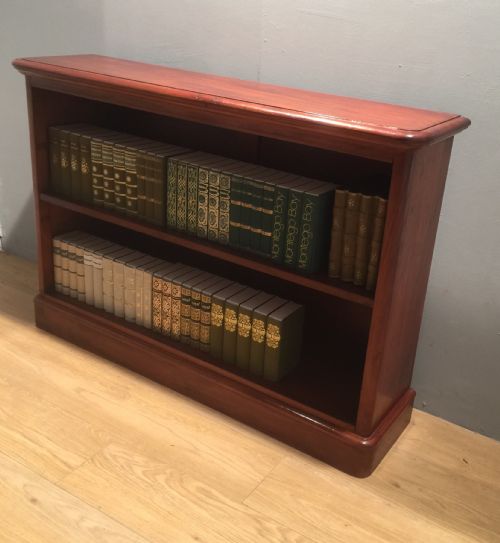 Nineteenth Century Mahogany Open Bookshelves