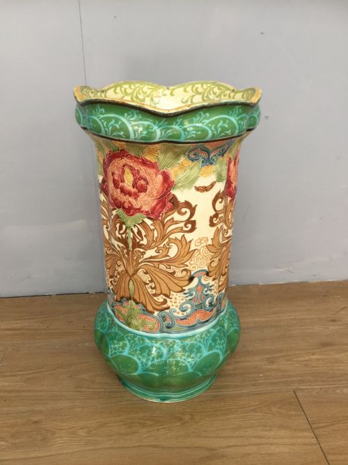 Mintons Majolica Art Nouveau Stick Stand
