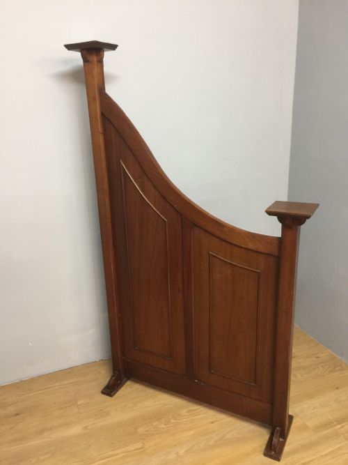 Unusual Arts and Crafts Mahogany Room Divider