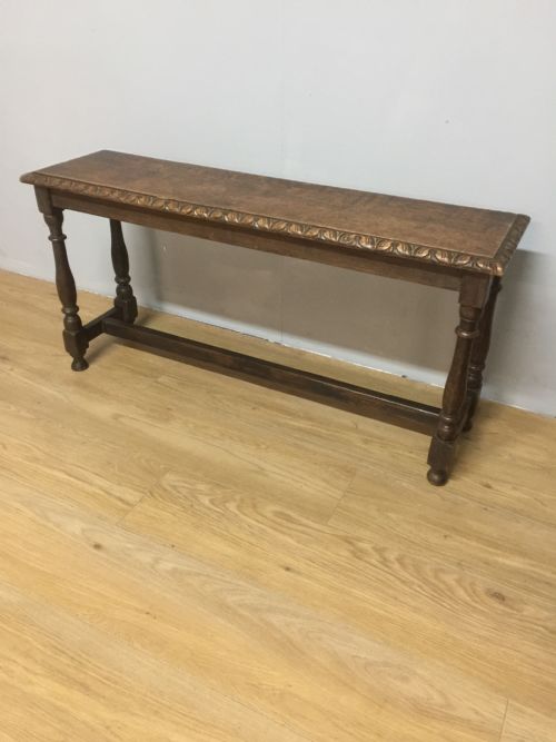 Nineteenth Century Solid Oak Window Seat