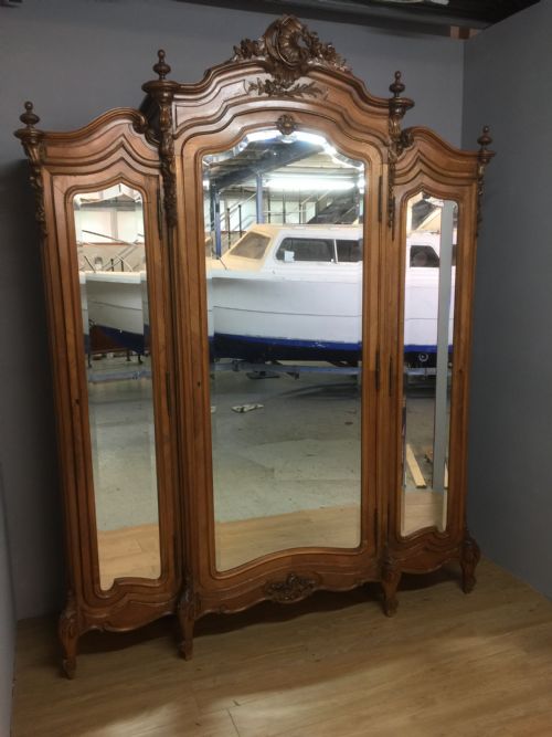 Large Nineteenth Century French Walnut Armoire