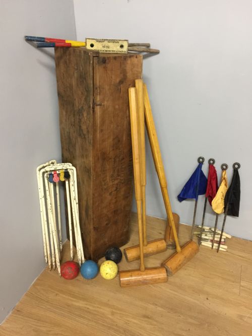 Jacques of London Full-size Croquet Set Retailed by Harrods