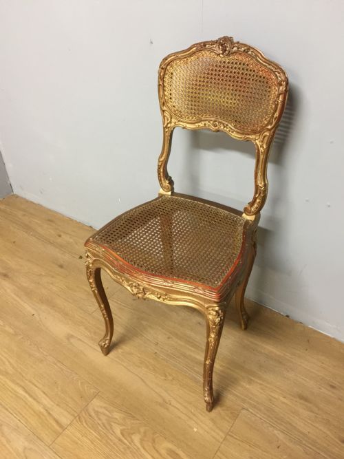 Nineteenth Century French Gilded Bergere Chair