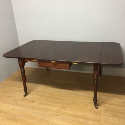 Regency Mahogany Extending Six Seater Dining Table Circa 1830