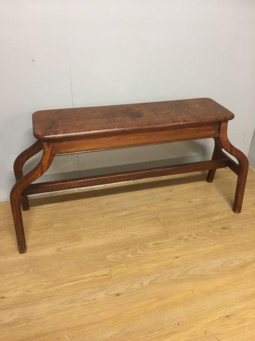 Nineteenth Century Pitch Pine Cathedral Organ Stool
