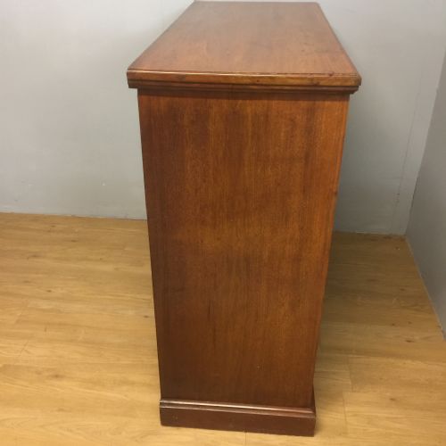 ARTS AND CRAFTS SOLID WALNUT FOUR HEIGHT CHEST OF DRAWERS CIRCA 1890 - ADDITIONAL PHOTO 9