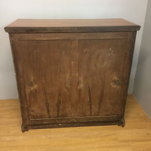 ARTS AND CRAFTS SOLID WALNUT FOUR HEIGHT CHEST OF DRAWERS CIRCA 1890 - ADDITIONAL PHOTO 10