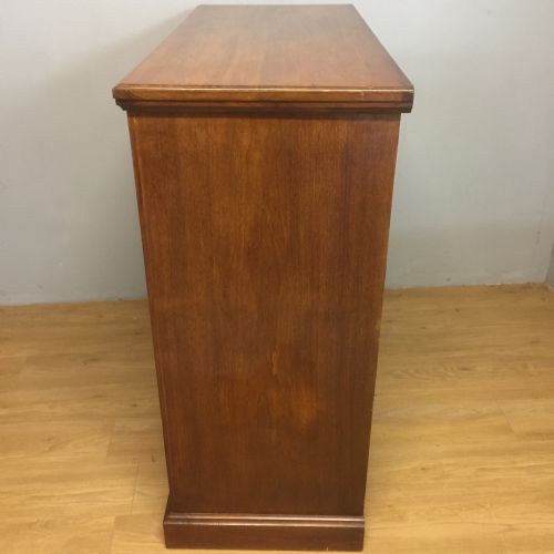 ARTS AND CRAFTS SOLID WALNUT FOUR HEIGHT CHEST OF DRAWERS CIRCA 1890 - ADDITIONAL PHOTO 11