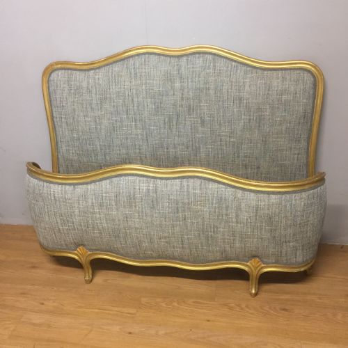French Corbeille King Size Gilded Bed
