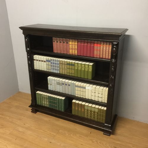 Nineteenth Century Solid Oak Open Bookshelves