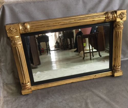 Regency Gilt Framed Overmantel Mirror