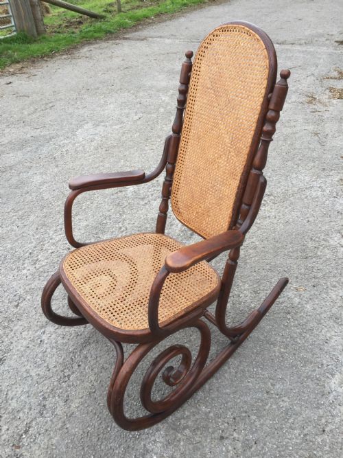 Nineteenth Century Bentwood Rocking Chair