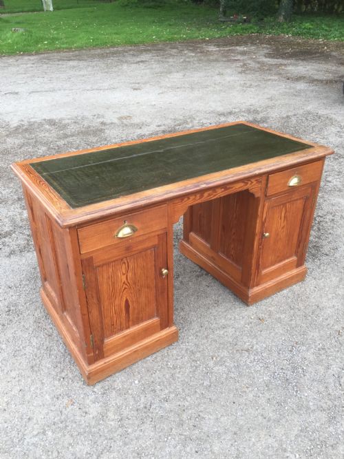 Nineteenth Century Solid Pine Teachers Desk