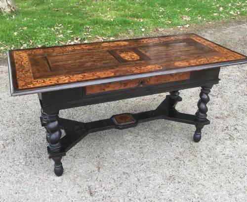 Eighteenth Century Flemish Marquetry Side Table
