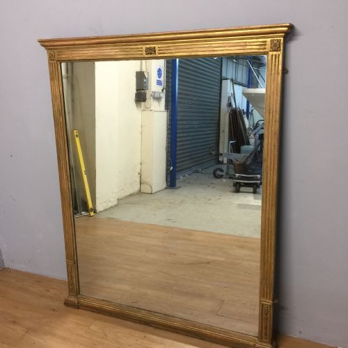 Nineteenth Century Gilded Overmantel Mirror