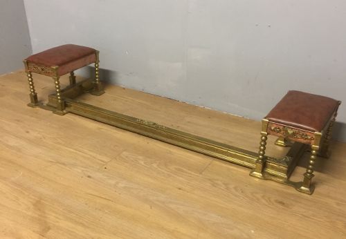 Arts and Crafts Copper and Brass Club Fender