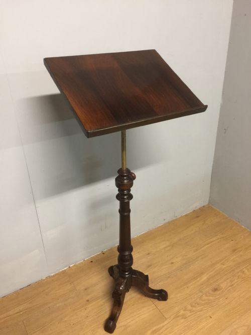 Nineteenth Century Adjustable Lecturn on a Tripod Base