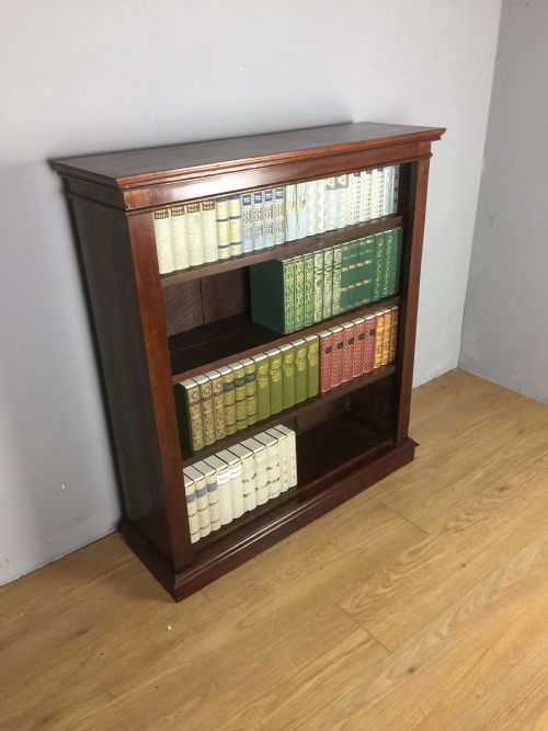 Nineteenth Century Mahogany Freestanding Open Bookcase