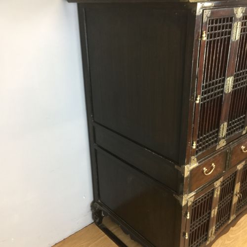 ELM CHINESE NOODLE CABINET CIRCA 1920 - ADDITIONAL PHOTO 4