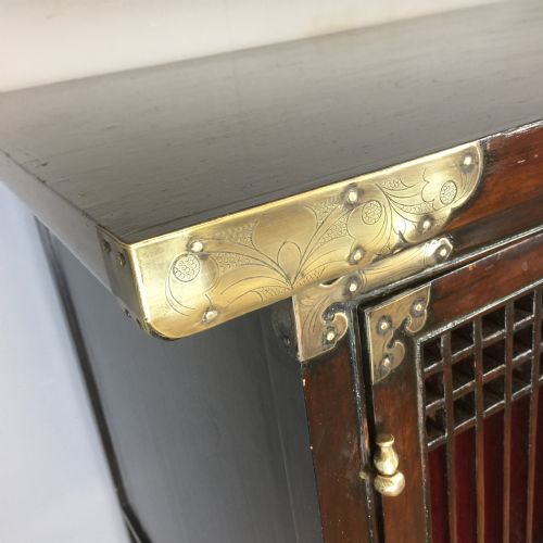 ELM CHINESE NOODLE CABINET CIRCA 1920 - ADDITIONAL PHOTO 5
