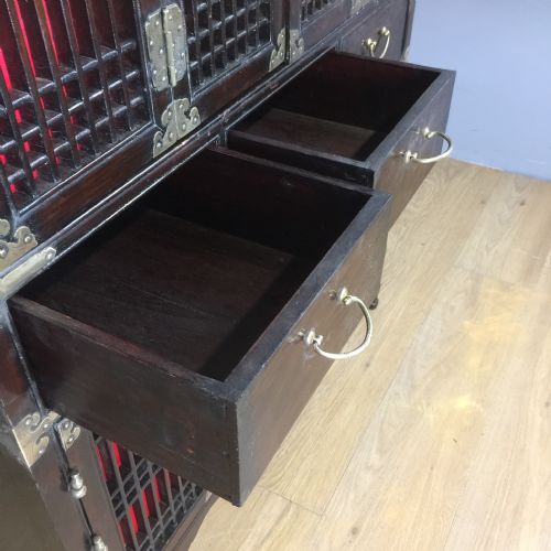 ELM CHINESE NOODLE CABINET CIRCA 1920 - ADDITIONAL PHOTO 6