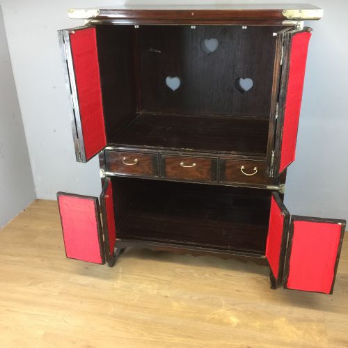 ELM CHINESE NOODLE CABINET CIRCA 1920 - ADDITIONAL PHOTO 8