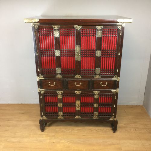 ELM CHINESE NOODLE CABINET CIRCA 1920 - ADDITIONAL PHOTO 12